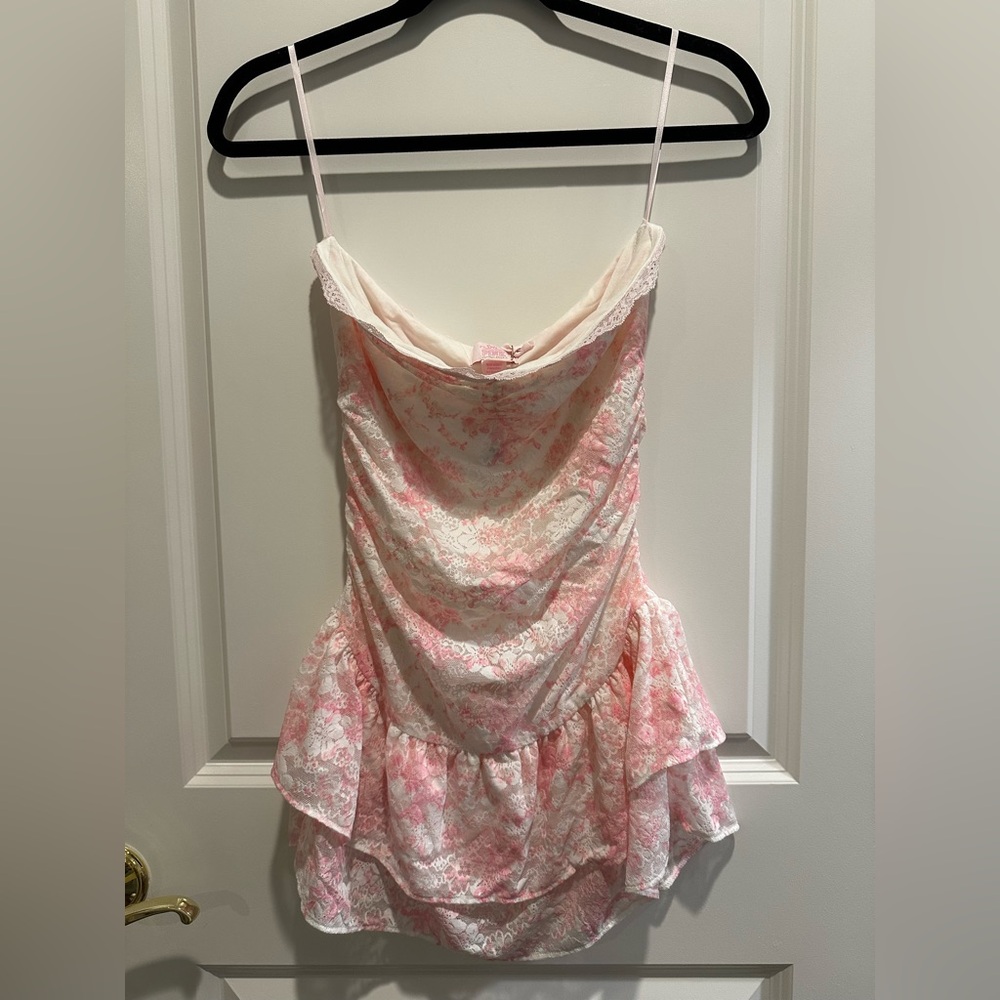 PINK Victoria's Secret Pink Floral Mini Dress